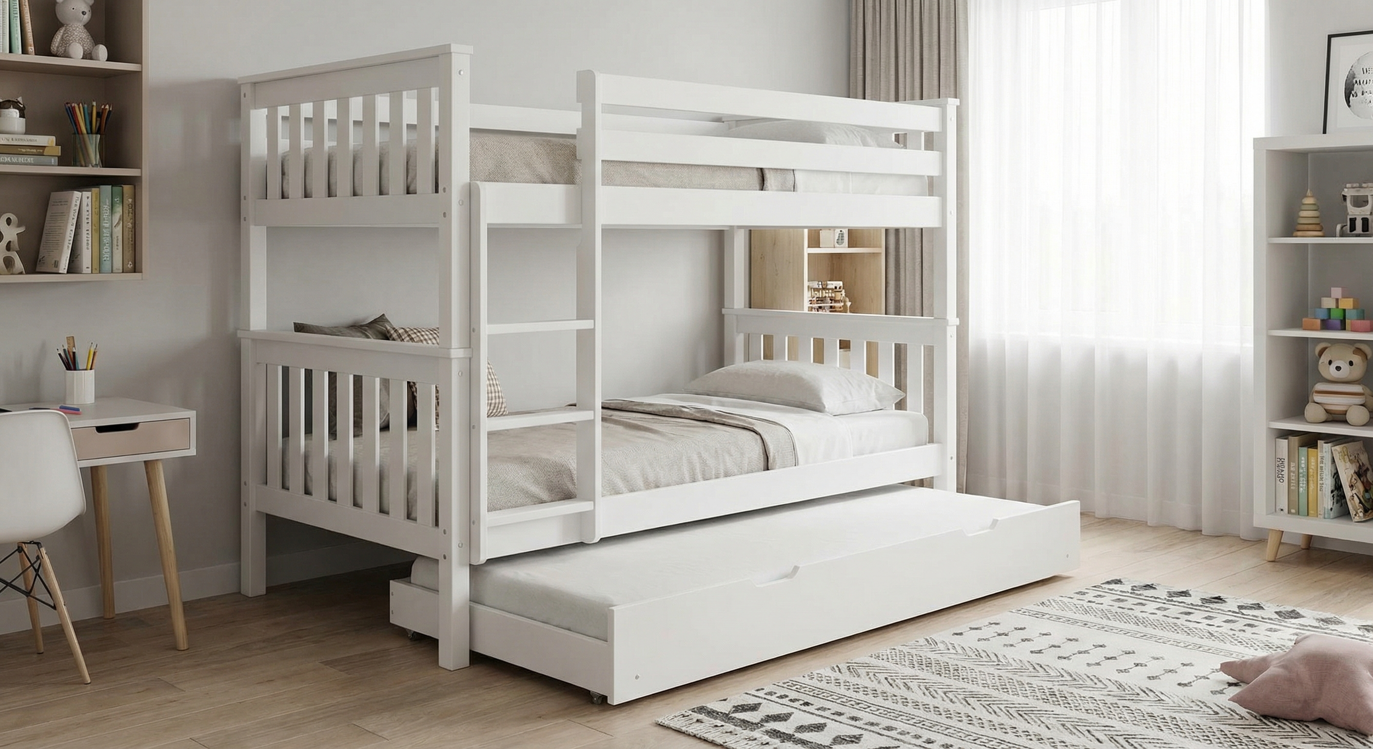 Litera Infantil con Cama Extra